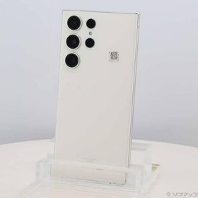 〔中古〕SAMSUNG(サムスン) Galaxy S23 Ultra 256GB クリーム SCG20 au SIMフリー〔349-ud〕