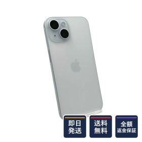【全額返金保証】【最速発送】 iPhone 15 128GB ブルー SIMフリー 白ロム 美品 動作確認済 81%