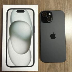 【美品】iPhone 15 256GB ブラック SIMフリー78％