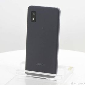 〔中古〕ワイモバイル AQUOS wish3 64GB ブラック A302SH Y!mobile SIMフリー〔196-ud〕