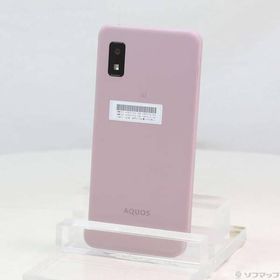 〔中古〕SHARP(シャープ) AQUOS wish3 64GB ピンク A302SH Y!mobile SIMフリー〔377-ud〕