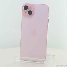 〔中古〕Apple(アップル) iPhone15 Plus 128GB ピンク MU093J／A SIMフリー〔344-ud〕