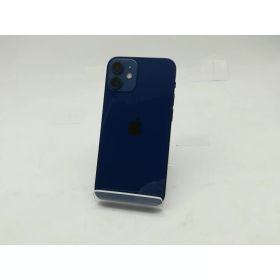 【中古】Apple SoftBank 【SIMロック解除済み】 iPhone 12 mini 64GB ブルー MGAP3J/A【広島】保証期間1ヶ月【ランクC】