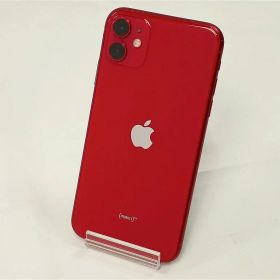 アップル Apple iPhone 11 64GB au レッド MWLV2J/A 【中古】