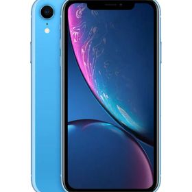 【中古】【安心保証】 iPhoneXR[64GB] SoftBank ブルー