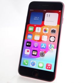 【SIMフリー】iPhoneSE2 64GB レッド 電池98％ 利用制限〇