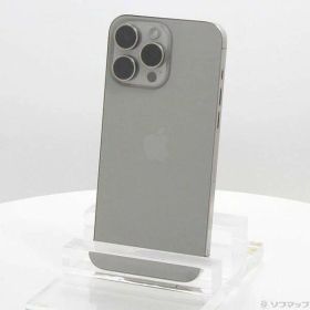 【中古】Apple(アップル) iPhone15 Pro Max 1TB ナチュラルチタニウム MU713J／A SIMフリー 【377-ud】