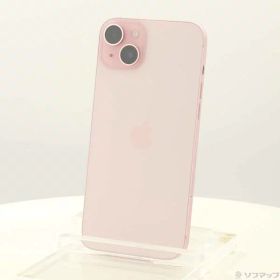 【中古】Apple(アップル) iPhone15 Plus 128GB ピンク MU093J／A SIMフリー 【262-ud】