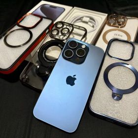 シ*ン様 iPhone 15Pro 512GB BlueTitunium + ケ
