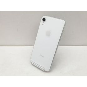 【中古】Apple SoftBank 【SIMロック解除済み】 iPhone XR 64GB ホワイト MT032J/A【仙台イービーンズ】保証期間１ヶ月【ランクC】
