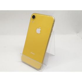 【中古】Apple SoftBank 【SIMロック解除済み】 iPhone XR 64GB イエロー MT082J/A【宇田川】保証期間１ヶ月【ランクC】