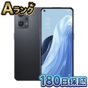 【整備済み品】 OPPO Reno7A スターリーブラック CPH2353 スマートフォン 5G SIMフリー 有機EL Android オッポ おっぽ 180日保証