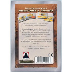 テラフォーミング・マーズ マイルストーン＆アワード Terraforming Mars 拡張 ボードゲーム 1〜5人 12歳以上 英語版