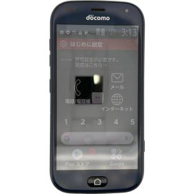 富士通 らくらくスマートフォン F-42A ネイビー 32GB docomo SIMフリー 利用制限〇 バッテリー良好