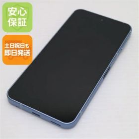 新品同様 SIMフリー AQUOS sense9 128GB ブルー スマホ SHARP 即日発送 土日祝発送OK