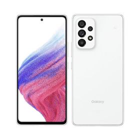 Galaxy A53 5G SCG15[128GB] UQモバイル オーサムホワイト【安…