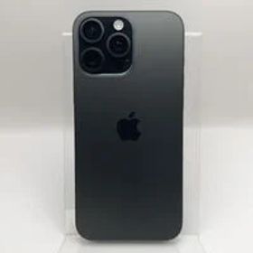 中古 【au版SIMフリー】Apple iPhone16 Pro Max 1TB ブラックチタニウム MYWQ3J/A 170375 状態： C:並品