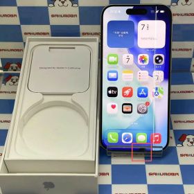 【中古】iPhone15 Pro 256GB ホワイトチタニウム MTUD3J/A docomo版SIMフリ