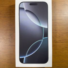 iPhone 16 Pro Max SIMフリー 256GB ホワイトチタニウム