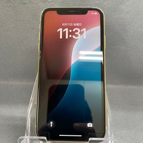 美品 国内版 SIMフリー iPhoneXR 256GB イエロー色