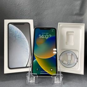 超美品 国内版 SIMフリー iPhoneXR 128GB ホワイト色