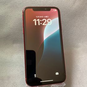 美品 国内版 SIMフリー iPhoneXR 256GB レッド色