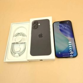 Apple iPhone 16 128GB ブラック MYDQ3J/A 国内版SIMフリー 初期化済み ドコモ au ソフトバンク 楽天モバイル 対応 2949246