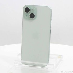 〔中古〕Apple(アップル) iPhone15 128GB グリーン MTMM3J／A SIMフリー〔344-ud〕