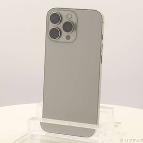 (中古)Apple iPhone16 Pro Max 256GB ナチュラルチタニウム MYWK3J/A SIMフリー(198-ud)