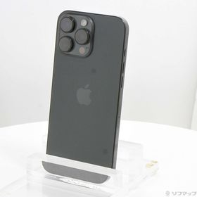 (中古)Apple iPhone16 Pro Max 256GB ブラックチタニウム MYWG3J/A SIMフリー(348-ud)