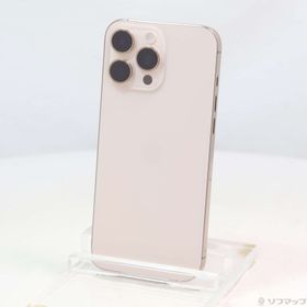 (中古)Apple iPhone16 Pro Max 512GB デザートチタニウム MYWN3J/A SIMフリー(344-ud)