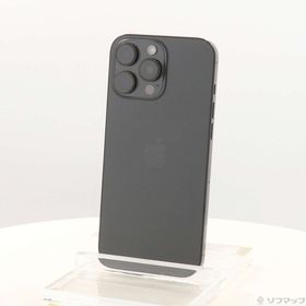(中古)Apple iPhone16 Pro Max 512GB ブラックチタニウム MYWL3J/A SIMフリー(262-ud)