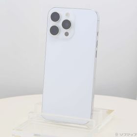 (中古)Apple iPhone16 Pro Max 256GB ホワイトチタニウム MYWH3J/A SIMフリー(258-ud)