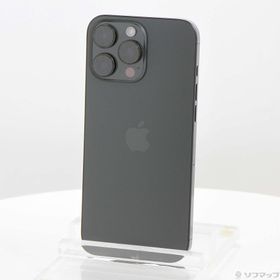 (中古)Apple iPhone16 Pro Max 256GB ブラックチタニウム MYWG3J/A SIMフリー(258-ud)