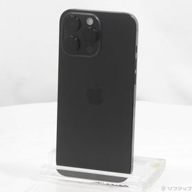 (中古)Apple iPhone16 Pro Max 256GB ブラックチタニウム MYWG3J/A SIMフリー(262-ud)