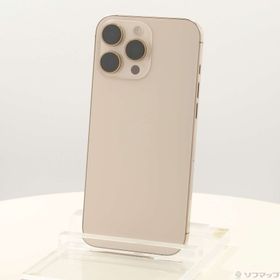 (中古)NTTドコモ iPhone16 Pro Max 256GB デザートチタニウム MYWJ3J/A SIMフリー(262-ud)