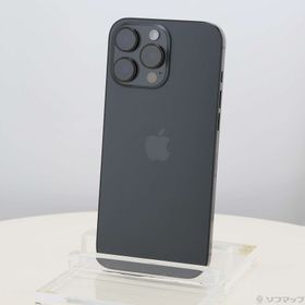 (中古)Apple iPhone16 Pro Max 512GB ブラックチタニウム MYWL3J/A SIMフリー(198-ud)