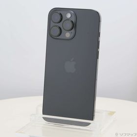 (中古)Apple iPhone16 Pro Max 256GB ブラックチタニウム MYWG3J/A SIMフリー(348-ud)