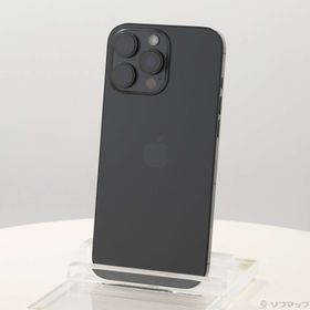 (中古)Apple iPhone16 Pro Max 256GB ブラックチタニウム MYWG3J/A SIMフリー(269-ud)