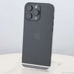 (中古)Apple iPhone16 Pro Max 256GB ブラックチタニウム MYWG3J/A SIMフリー(198-ud)