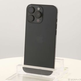 (中古)Apple iPhone16 Pro Max 256GB ブラックチタニウム MYWG3J/A SIMフリー(295-ud)