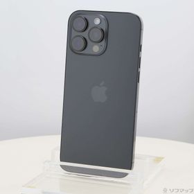 (中古)Apple iPhone16 Pro Max 256GB ブラックチタニウム MYWG3J/A SIMフリー(269-ud)