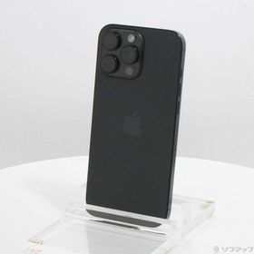 (中古)Apple iPhone16 Pro Max 256GB ブラックチタニウム MYWG3J/A SIMフリー(251-ud)