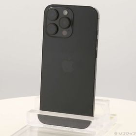 (中古)Apple iPhone16 Pro Max 256GB ブラックチタニウム MYWG3J/A SIMフリー(262-ud)