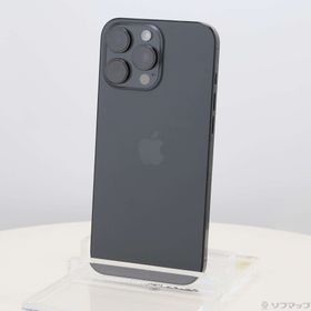 (中古)Apple iPhone16 Pro Max 256GB ブラックチタニウム MYWG3J/A SIMフリー(295-ud)