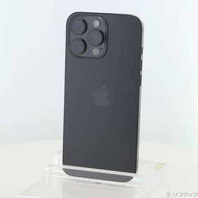 (中古)Apple iPhone16 Pro Max 256GB ブラックチタニウム MYWG3J/A SIMフリー(269-ud)