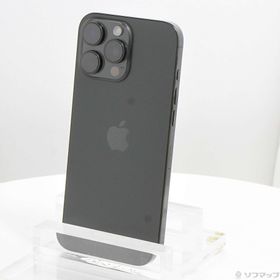 (中古)Apple iPhone16 Pro Max 512GB ブラックチタニウム MYWL3J/A SIMフリー(198-ud)