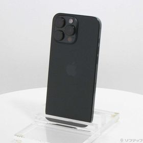 (中古)Apple iPhone16 Pro Max 1TB ブラックチタニウム MYWQ3J/A SIMフリー(371-ud)