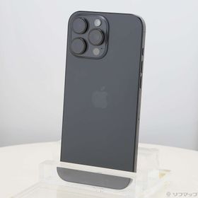 (中古)Apple iPhone16 Pro Max 1TB ブラックチタニウム MYWQ3J/A SIMフリー(352-ud)