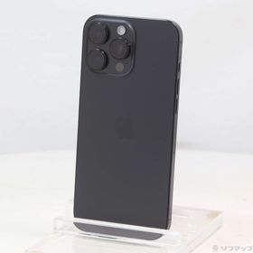 (中古)Apple iPhone16 Pro Max 1TB ブラックチタニウム MYWQ3J/A SIMフリー(269-ud)